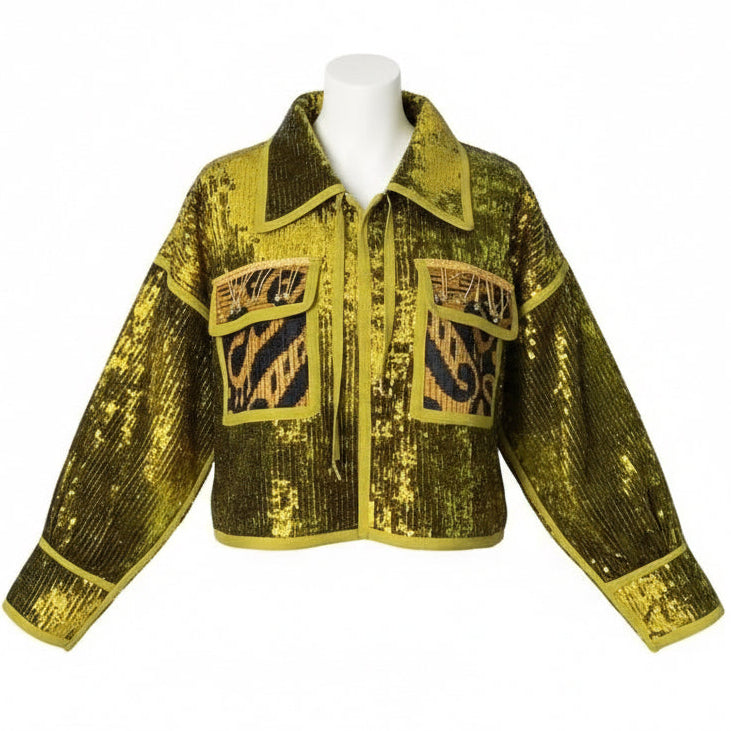 Crimson Heritage: Bordo-Purple Uzbek Chapan